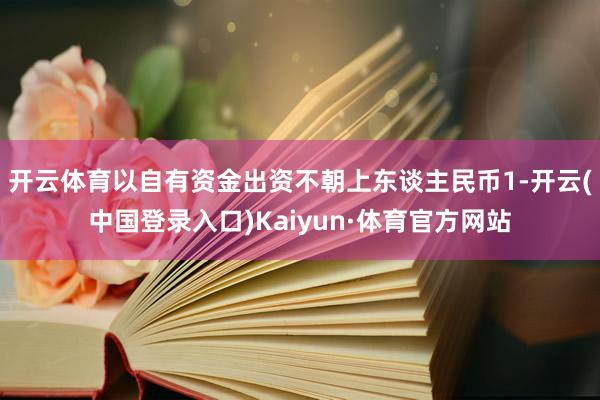 开云体育以自有资金出资不朝上东谈主民币1-开云(中国登录入口)Kaiyun·体育官方网站