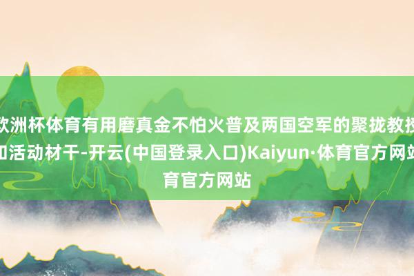 欧洲杯体育有用磨真金不怕火普及两国空军的聚拢教授和活动材干-开云(中国登录入口)Kaiyun·体育官方网站